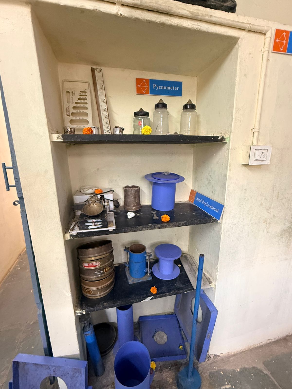 Pycnometer & Sand Replacement